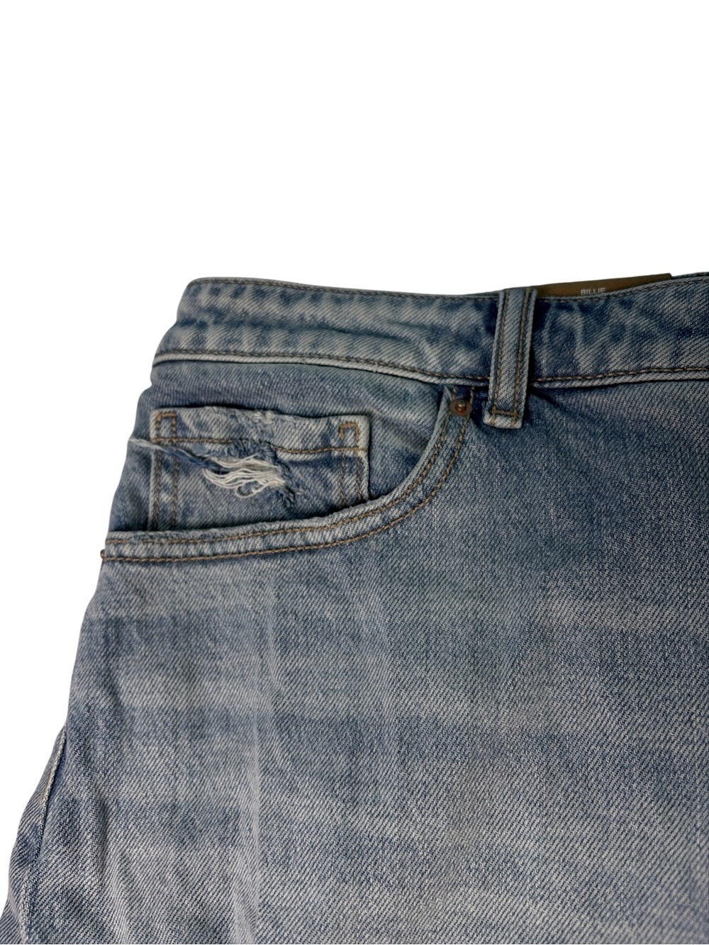 BKE Shorts Womens 36/16 Blue Denim Distressed Cutoff Billie Slim Fit Casual - Picture 3 of 10